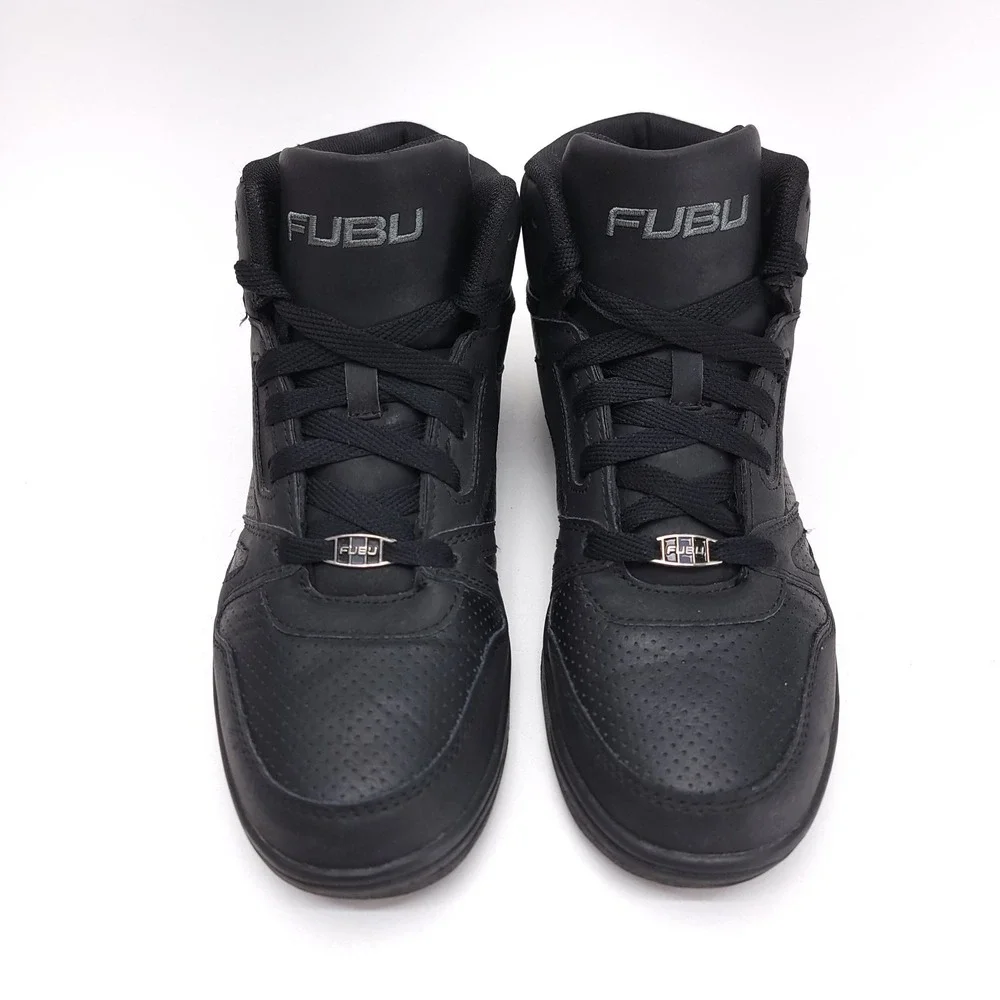 Fubu‎ Sneakers Men's 8.5  Black High Top Shoes  Athletic Casual